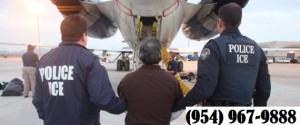 man deported airplane