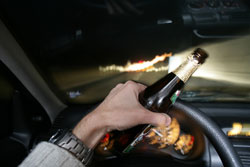 open container driving