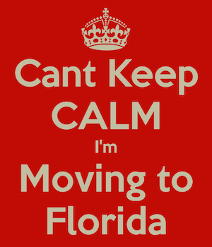 keep calm moving to florida
