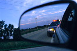 Pulled over for speeding